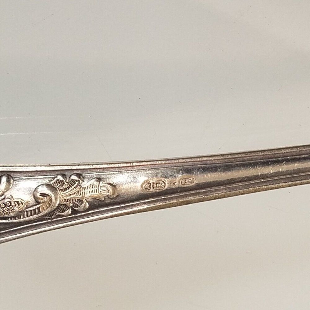 Antique Fork Silverplate Non US Unidentified Pattern Maker - Picture 10 of 11